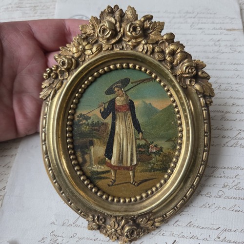 Cadre bronze napoléon iii - en,
