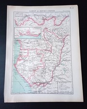 Carte Géographique : GABON ET