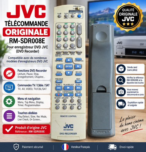 Télécommande originale jvc - originale,