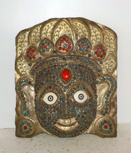 Masque métal argenté - masque,