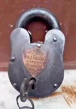 Ancien cadenas 5'' Wells Fargo