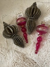 4 Jolies Décorations De Sapin