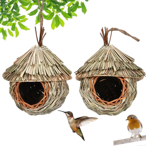 Nichoir oiseaux tissé - oiseaux,