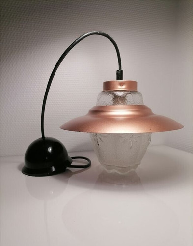 Lustre vintage verre avec - lustre, vintage,