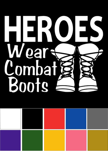 Autocollant vinyle heroes - vinyle, wear