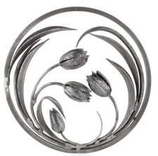 Ornement en fer forgé fer forgé 385x385mm grille pour garde-corps clôture por...