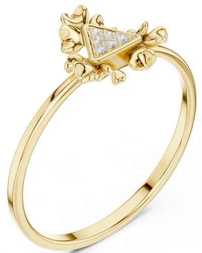 Bague ronde vvs1 diamant - d/vvs1,