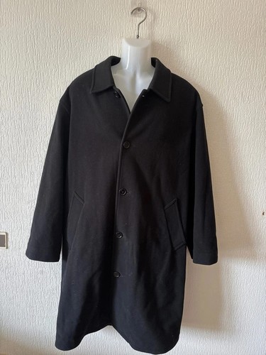 Manteau noir laine et - en,