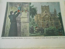 Moine Fleurissant Notre Dame de Buckfast lE Monastère Print 1922