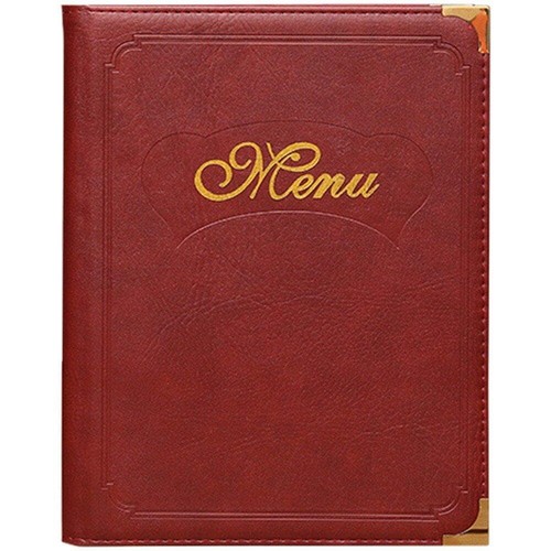 Porte menu cuir - porte-menu, en