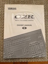 Yamaha 02R Digital Mixer Owner's Manual
