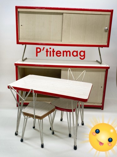 Lot buffet table chaises - buffet,table,