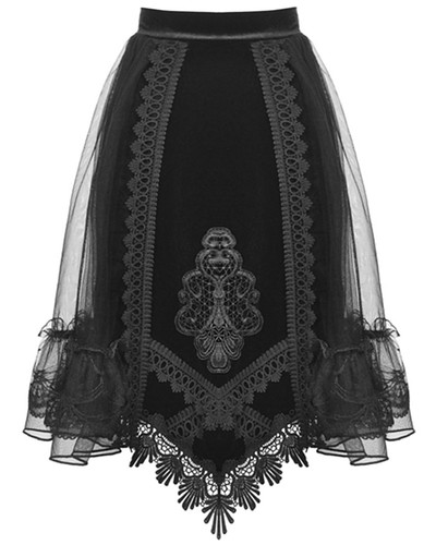 Jupe courtesan gothique lolita - jupe,