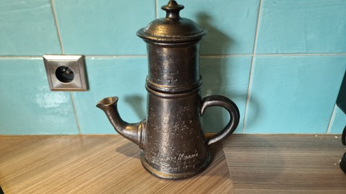 Cafetière céramique jean - cafetière,