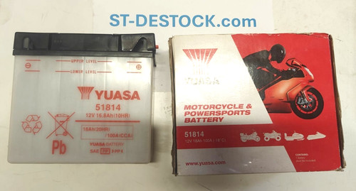 Batterie moto yuasa 51814 - moto, 12v