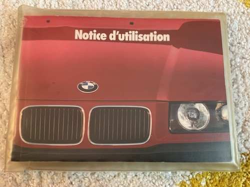 Bmw notice utilisation - bmw,