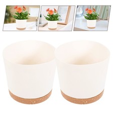  2 Pcs Pot Fleur Plastique