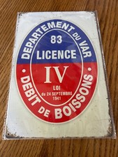 LICENCE 4  BAR Var  -