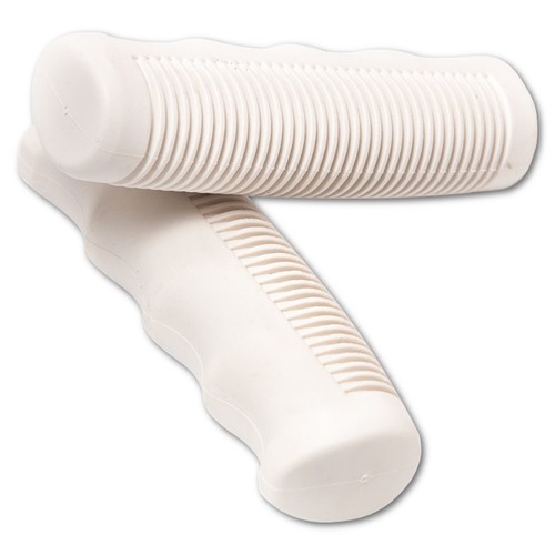 Paire poignee velo blanc - de,