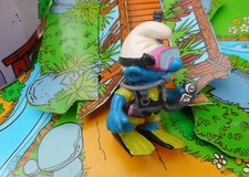 Schtroumpf plongeur homme