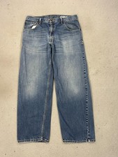 Y2K Levis SilverTab Jeans Mens 33x30 Blue Baggy Loose Wide Leg Skater Denim