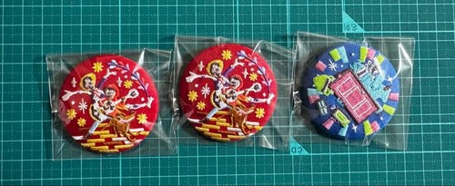 Badge canette broderie - de,