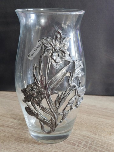 Vase verre décor - vase, –