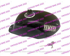YAMAHA YSR 50 80 YSR50 YSR80 1989 ACIER NOIR RÉSERVOIR ESSENCE + BOUCHON / CO...