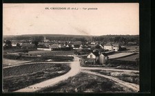 Old postcard Chaudon, general view 