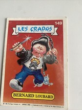 RARE carte les crados Bernard Loubard Série 1