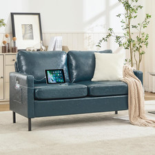 Compact 57" Faux Leather