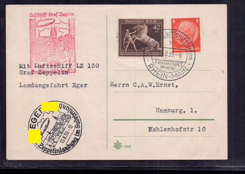 Zeppelin reçu voyages - dr,