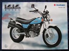 Suzuki RV 125, Van Van 125 Brochure 2004, 2 pages
