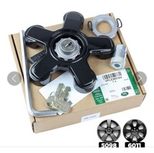 Genuine Land Rover Defender L663 Spare Wheel Lock Kit VPLEW0164 Gloss Black