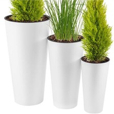 3 x pot de fleurs avec insert