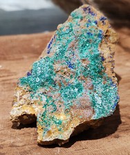 Azurite malachite brute