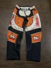 Simpson MX GS3 Moto Cross Men’s Pants Sz 33-34 Orange Black White C3-030