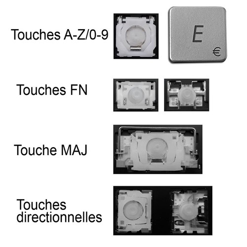 Touche clavier français - clavier,