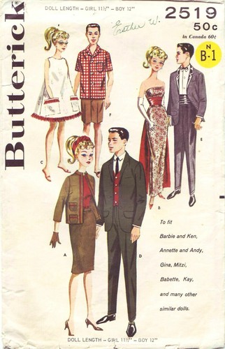 2519 patron butterick vintage - 2519,