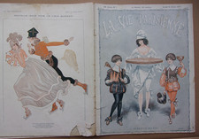 La Vie Parisienne n°1 de 1917 : Hérouard-Wegener-Léonnec-Fabiano-Barbier