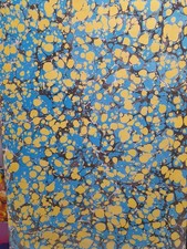 Papier marbré à la cuve de