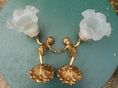 Paire lampes appliques murales