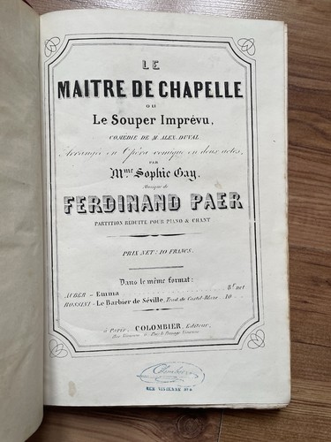 Paer ferdinand maître de - paer,