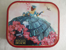 BEAUTIFUL METAL BOX COLLECTIBLE DELACRE COOKIES