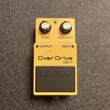 BOSS OD-1 Over Drive Guitar Effects Pedal 1983 Tested Japan Used