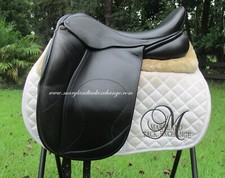 18" HULSEBOS WB4 CALFSKIN dressage saddle- WIDE 5 1/2" TREE -2018 MODEL
