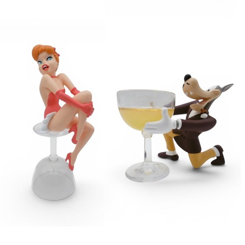 Figurines the wolf red - figurines, –