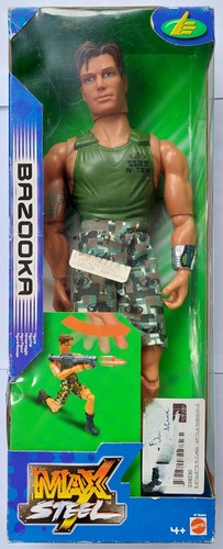 Figurine max steel bazooka - max,