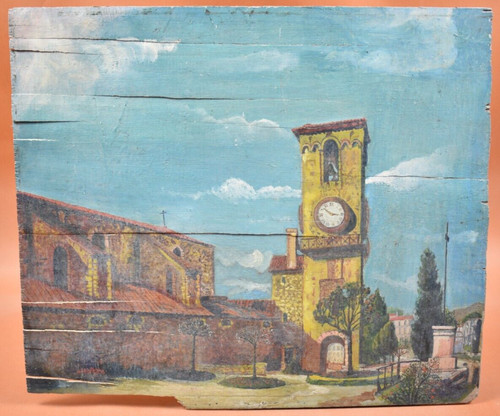 Peinture huile sur - l'huile,