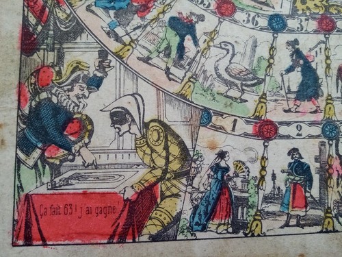 Ancien jeu oie - ancien, de